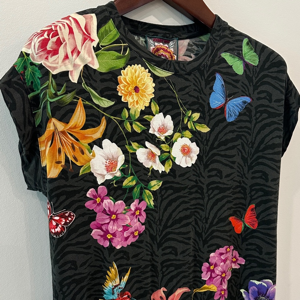Floral Print Women's Top - Picture 3 of 9